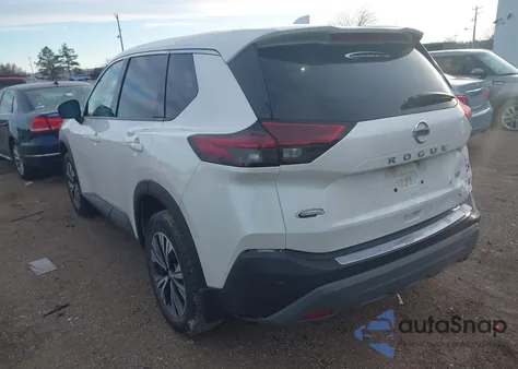 2021 Nissan Rogue Sv Fwd из США, поврежденный, VIN 5N1AT3BA6MC755785